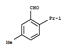 (9ci)-5-甲基-2-(1-甲基乙基)-苯甲醛结构式_33731-13-4结构式