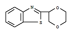 (9ci)-2-(1,4-二噁烷-2-基)-苯并噻唑结构式_33787-78-9结构式