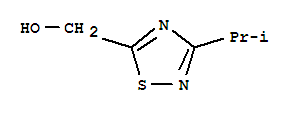 (9Ci)-3-(1-甲基乙基)-1,2,4-噻二唑-5-甲醇结构式_337904-88-8结构式