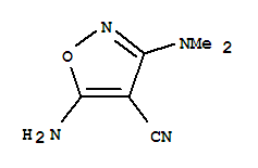 4-Isoxazolecarbonitrile,5-amino-3-(dimethylamino)-(9ci)Structure,339023-07-3Structure 4-Isoxazolecarbonitrile,5-amino-3-(dimethylamino)-(9ci) Structure,339023-07-3Structure