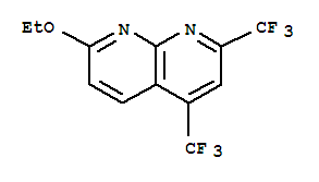 1,8-Naphthyridine,7-ethoxy-2,4-bis(trifluoromethyl)-(9ci)Structure,339026-22-1Structure 1,8-Naphthyridine,7-ethoxy-2,4-bis(trifluoromethyl)-(9ci) Structure,339026-22-1Structure
