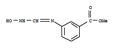 (9ci)-3-[[(羟基氨基)亚甲基]氨基]-苯甲酸甲酯结构式_339069-97-5结构式