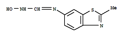 (9Ci)-N-羟基-N-(2-甲基-6-苯并噻唑)-盐酸乙脒结构式_339071-04-4结构式