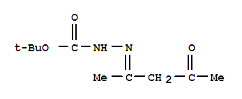 (1-甲基-3-氧代丁基)-肼羧酸,1,1-二甲基乙酯结构式_339083-80-6结构式