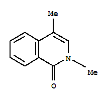 (9ci)-2,4-二甲基-1(2H)-异喹啉酮结构式_33930-75-5结构式