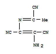 2-氨基-3-[(1-氰基亚乙基)氨基]-2-丁烯二腈结构式_339364-50-0结构式