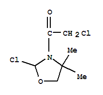 (9Ci)-2-氯-3-(氯乙酰基)-4,4-二甲基-噁唑啉结构式_339366-58-4结构式
