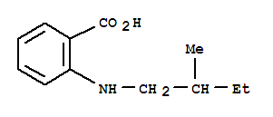 (9CI)-2-[(2-甲基丁基)氨基]-苯甲酸结构式_339549-02-9结构式