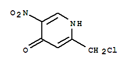 4(1H)-pyridinone,2-(chloromethyl)-5-nitro-(9ci)Structure,340806-00-0Structure 4(1H)-pyridinone,2-(chloromethyl)-5-nitro-(9ci) Structure,340806-00-0Structure