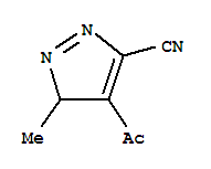(9Ci)-4-乙酰基-3-甲基-3H-吡唑-5-甲腈结构式_341009-16-3结构式