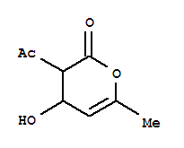 (9Ci)-3-乙酰基-3,4-二氢-4-羟基-6-甲基-2H-吡喃-2-酮结构式_341009-70-9结构式