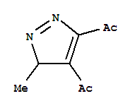 (9CI)-1,1-(3-甲基-3H-吡唑-4,5-二基)双-乙酮结构式_341010-09-1结构式