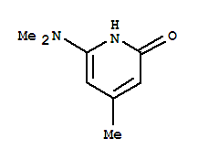 (8ci)-6-(二甲基氨基)-4-甲基-2(1H)-吡啶酮结构式_34154-07-9结构式