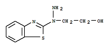 (8ci)-2-[1-(2-苯并噻唑)肼基]-乙醇结构式_34173-38-1结构式