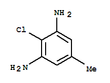 2-氯-5-甲基-1,3-苯二胺结构式_34207-43-7结构式