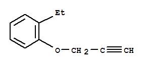 (9Ci)-1-乙基-2-(2-丙炔氧基)-苯结构式_342403-44-5结构式