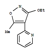 (9CI)-2-(3-乙氧基-5-甲基-4-异噁唑基)-吡啶结构式_342424-90-2结构式