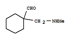 (9CI)-1-[(甲基氨基)甲基]-环己烷羧醛结构式_342435-30-7结构式