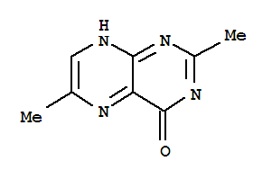 (8Ci)-2,6-二甲基-4(3H)-蝶啶酮结构式_34244-77-4结构式