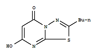 (9Ci)-2-丁基-7-羟基-5H-1,3,4-噻二唑并[3,2-A]嘧啶-5-酮结构式_342592-42-1结构式