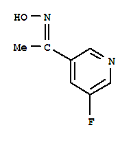 (9CI)-1-(5-氟-3-吡啶)-乙酮肟结构式_342602-56-6结构式