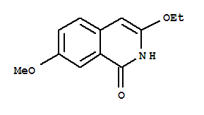 (9ci)-3-乙氧基-7-甲氧基-1(2H)-异喹啉酮结构式_342894-34-2结构式