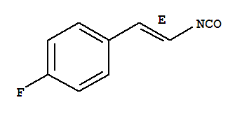 (9Ci)-1-氟-4-[(1E)-2-异氰酰基乙烯]-苯结构式_343336-01-6结构式