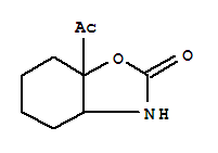 (9ci)-7a-乙酰基六氢-2(3H)-苯噁唑酮结构式_343770-93-4结构式