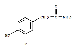 3-氟-4-羟基苯乙酰胺结构式_343867-09-4结构式