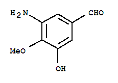 (9Ci)-3-氨基-5-羟基-4-甲氧基-苯甲醛结构式_343867-62-9结构式