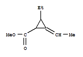 (9Ci)-2-乙基-3-亚乙基环丙烷羧酸甲酯结构式_343867-78-7结构式
