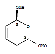 (2S,6S)-(9Ci)-3,6-二氢-6-甲氧基-2H-吡喃-2-羧醛结构式_343930-11-0结构式