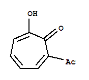 (9Ci)-2-乙酰基-7-羟基-2,4,6-环庚三烯-1-酮结构式_344296-45-3结构式