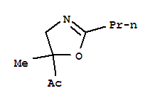 (9CI)-1-(4,5-二氢-5-甲基-2-丙基-5-噁唑)-乙酮结构式_344296-72-6结构式