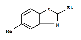(9CI)-2-乙基-5-甲基苯并噻唑结构式_344297-40-1结构式
