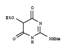 (9ci)-5-乙氧基-2-(甲基氨基)-4,6(1H,5h)-嘧啶二酮结构式_344298-07-3结构式