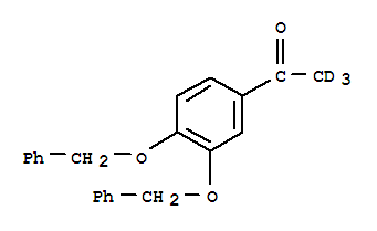 3’,4’-二苄氧基苯乙酮-D3结构式_344299-53-2结构式