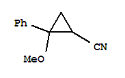 (9Ci)-2-甲氧基-2-苯基-环丙烷甲腈结构式_344304-35-4结构式
