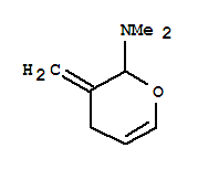 (9Ci)-3,4-二氢-N,N-二甲基-3-亚甲基-2H-吡喃-2-胺结构式_344353-73-7结构式