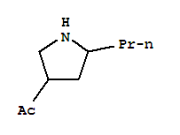 (9CI)-1-(5-丙基-3-吡咯烷)-乙酮结构式_344355-07-3结构式