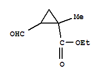 Cyclopropanecarboxylic acid,2-formyl-1-methyl-,ethyl ester (9ci)Structure,344355-14-2Structure Cyclopropanecarboxylic acid,2-formyl-1-methyl-,ethyl ester (9ci) Structure,344355-14-2Structure