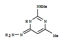 (9Ci)-6-甲基-2-(甲基氨基)-4(1H)-嘧啶酮肼酮结构式_344367-26-6结构式