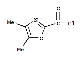 (9Ci)-4,5-二甲基-2-噁唑羰酰氯结构式_344399-17-3结构式