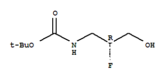 (9Ci)-[(2R)-2-氟-3-羟基丙基]-氨基甲酸,1,1-二甲基乙酯结构式_344413-80-5结构式
