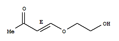 (3E)-(9Ci)-4-(2-羟基乙氧基)-3-丁烯-2-酮结构式_344768-65-6结构式