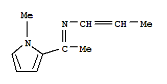(9Ci)-N-[1-(1-甲基-1H-吡咯-2-基)亚乙基]-1-丙烯-1-胺结构式_344774-52-3结构式