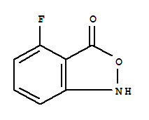 (9Ci)-4-氟-2,1-苯异噁唑-3(1H)-酮结构式_344779-33-5结构式