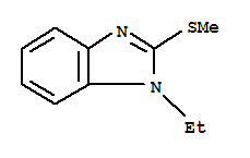 (9ci)-1-乙基-2-(甲基硫代)-1H-苯并咪唑结构式_344896-48-6结构式