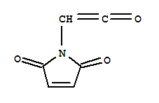 (9CI)-1-(氧代乙烯)-1H-吡咯-2,5-二酮结构式_344902-29-0结构式