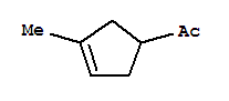 (9ci)-1-(3-甲基-3-环戊烯-1-基)-乙酮结构式_34498-99-2结构式